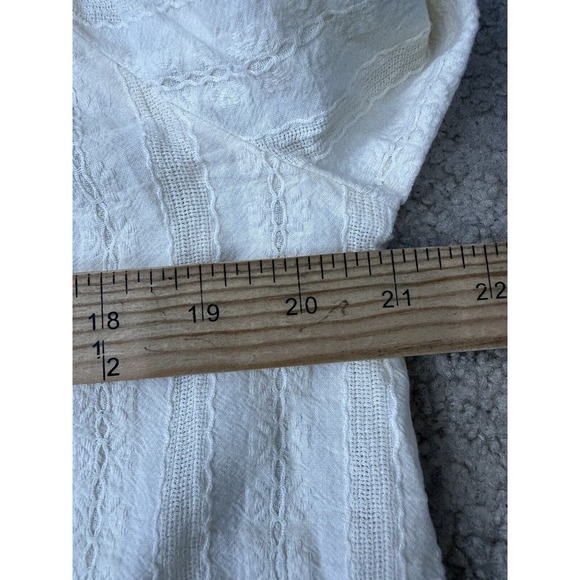 Marine Layer Women’s Small Dakota Peasant Blouse in Ivory Embroidered Boho C04 - Picture 7 of 9